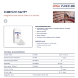Technical Datasheet URSA PUREFLOC Cavity